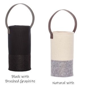 Felt wine and gift bag (only have the black one)